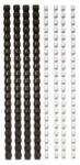 Fellowes Spirál, műanyag, 6 mm, 10-20 lap, FELLOWES, 25 db, fekete (5330302) - molnarpapir