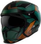 MT Helmets Otevřená přilba s maskou MT Streetfighter SV S P1R A9 černo-hnědo-zelená (MT132799609)