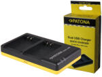 Utángyártott Olympus PS-BLN1 Dual akkumulátor töltő Micro-USB kábellel - Utángyártott