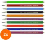 KOH-I-NOOR Set 2 x Creion Mecanic Metalic, cu Ascutitoare, 2 mm, Koh-I-Noor (HOK-2xKH-K5216)