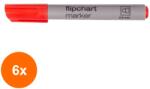 KOH-I-NOOR Set 6 x Marker Flipchart, Negru (HOK-6xKH-K1405-38N)
