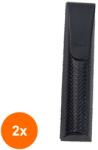 X-PEN Set 2 x Etui din Piele Ecologica pentru Instrument de Scris, Inchidere Magnetica (HOK-2xKH-X4555) Penar