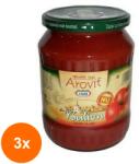 Arovit Set 3 x Bulion din Rosii Arovit, 720 g