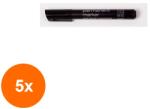 KOH-I-NOOR Set 5 x Marker Permanent, Varf Rotund, Albastru (HOK-5xKH-K4005-17A)