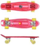 Sportmann Penny board Mad Cruiser Full LED ABEC 7-rosu FitLine Training Skateboard