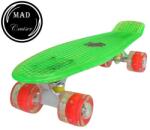 Sportmann Penny board Mad Cruiser Full LED ABEC 7-verde FitLine Training Skateboard