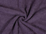 Goldea terry față-verso - violet închis 150 cm