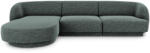 Micadoni Coltar modular Miley tapiterie din tesatura structurala si colt pe partea stanga, gri petrol (MIC_LC_140_F1_MILEY3)