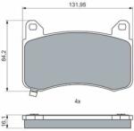 Bosch set placute frana, frana disc BOSCH 0 986 460 085 (0 986 460 085)