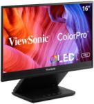 ViewSonic Monitor Viewsonic VP Series VP16-OLED, 40, 6 cm (16"), 1920 x 1080 Pixel, Full HD, OLED, 1 ms, Negru (VP16-OLED)