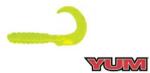 Yum Twister YUM Walleye Grub 3" 7.6cm culoare Chartreuse (yum-WG350)
