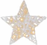 MAXXIVA® MAXXIVIA Csillogó csillag meleg fehér 20 LED Ø 30 cm - kokiskashop