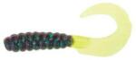 Yum Twister YUM Walleye Grub 3" 7.6cm culoare Junebug Chartreuse (yum-WG394)