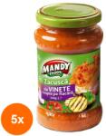 MANDY FOODS Set 5 x Zacusca de Vinete Coapte Mandy, 300 g (FXE-5xEXF-TD-EXF14811)