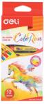 Deli Color Run 12db-os vegyes színű olajpasztell kréta készlet (DEC20200) - officedepot