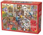 Cobble Hill 1000 db-os puzzle - DoodleTown - Thanksgiving Togetherness (44501) (44501)
