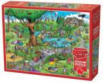 Cobble Hill 1000 db-os puzzle - DoodleTown - Par for the Course (44502) (44502)