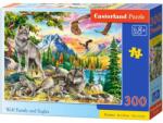 Castorland B-030514 - Farkas család és sasok - 300 db-os puzzle (B-030514)