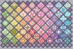 Cobble Hill 49010 - Four Square Quilt Blocks - 2000 db-os puzzle (49010)