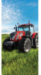  Traktoros törölköző (piros traktor)