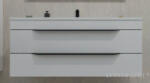 TMP cabinets VOX 85 fehér fali függesztett fürdőszobabútor 85 cm műmárvány mosdókagylóval (00401115) - globalvivamarket