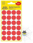 AVERY Etikett AVERY 3004 jelölőpont 18mm piros 96 db/csomag - spidershop