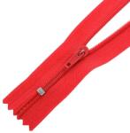  Spirál cipzár RT0 zárt 3S0 autolock 45 cm - Piros 148