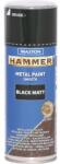 Maston Vopsea spray pentru metal Maston Hammer negru mat 400 ml