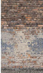 Marburg Fototapet vlies Smart Art Easy 47253 Vintage wall roșu/albastru 159x270 cm (47253)
