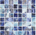  Mozaic piscină sticlă VP56384PUR albastru 31, 6x31, 6 cm