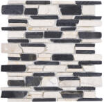  Mozaic marmură Biancone MOS Brick 205 mix bej-gri mat, 30, 5x30, 5 cm