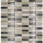  Mozaic sticlă-piatră naturală XIC S1252 mix gri 32, 2x31 cm