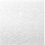 DECOSA Placă tavan fals decorativ AP101 albă 50x50 cm, aspect de tencuială, 8 buc. /pachet