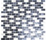  Mozaic aluminiu XAM 431 mix negru 30, 5x32, 5 cm