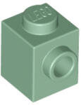 LEGO® Alkatrészek (Pick a Brick) Homok zöld 1X1 Kocka +1 Gombbal 6009656