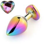 Guilty Toys Dop Anal Rainbow Buttplug Medium, Heart Shape, Multicolor, Guilty Toys