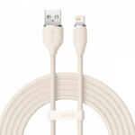  USB Lightning töltőkábel Baseus Jelly 2.4A 2M - Púderrózsaszín
