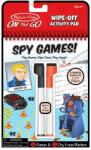 Melissa & Doug Kreatív játék, Letörölhető lapok, kémjátszma (30170)