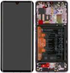 Huawei 02353DGM Gyári Huawei P30 Pro / P30 Pro New Edition Levendula LCD kijelző érintővel kerettel előlap + akkumulátor (02353DGM)