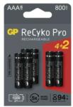 EMOS GP ReCyko Pro NiMH Akkumulátor HR03 (AAA) 800mAh 4+2db B2218V 4891199197949