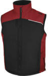 Delta Plus Fidji3 munkavédelmi mellény fekete/piros színben (FIDJ3NRGT)