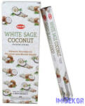 HEM hexa füstölő 20db White Sage Coconut / Fehér Zsálya Kókusz