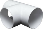 Vortz 100mm T-elágazó PVC légcsatornához (LT-KO100-T)