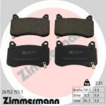 ZIMMERMANN set placute frana, frana disc ZIMMERMANN 26152.155. 1 (26152.155.1)
