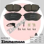 ZIMMERMANN set placute frana, frana disc ZIMMERMANN 26270.190. 2 (26270.190.2)
