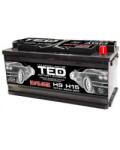 TED Electric Acumulator auto 12V 107A dimensiune 394mm x 175mm x h190mm 955A AGM Start-Stop TED Automotive TED003843 (TED003843)