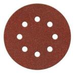 Fortis Disc abraziv velcro cu 8 orificii 125mm, K80, Fortis (4317784781862) - bricolaj-mag