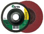Fortis Disc abraziv lamelar pentru aluminiu 125mm, K40 forma arcuita, Fortis (4317784704991) - bricolaj-mag