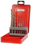 RUKO Set 7 burghie, cutie metalica, Ruko (205256) - bricolaj-mag Burghiu