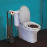 Eisl WC-ülőke lágyan zárható fehér szórófejjel (446481) - pepita